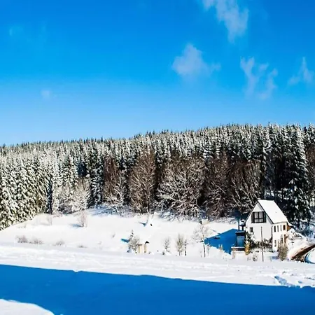 In Sauerland Nahe Winterberg Skifahren *