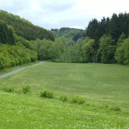 In Sauerland Nahe Winterberg Skifahren *
