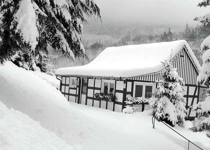 In Sauerland Nahe Winterberg Skifahren Nyaraló Schmallenberg