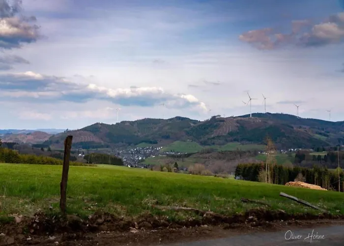 In Sauerland Nahe Winterberg Skifahren Schmallenberg