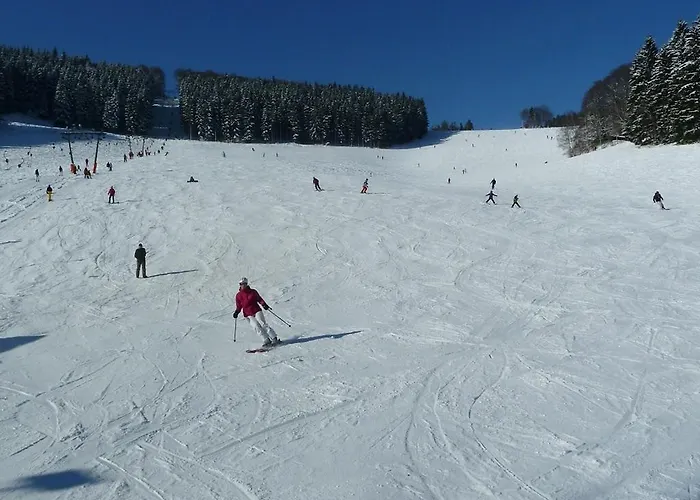In Sauerland Nahe Winterberg Skifahren Schmallenberg